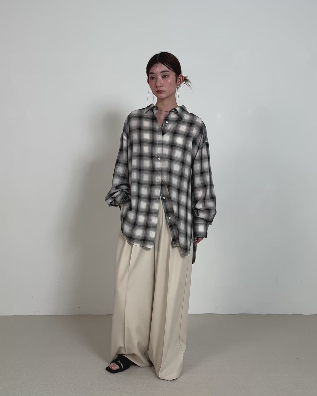 チェックシアーオーバーシャツ – SELECT MOCA