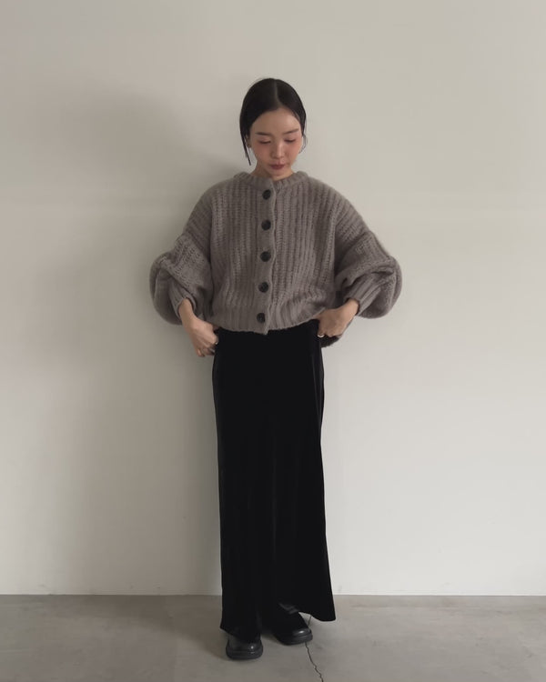 ボリュームスリーブオーバーカーディガン【by SON】