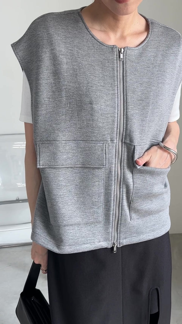 フェイクレイヤードスリットスカート