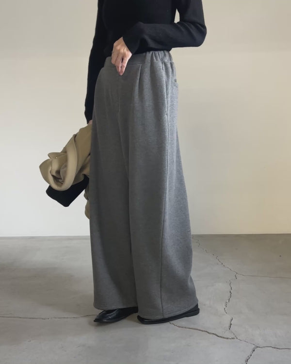 ソフトタッチスウェットルーズパンツ