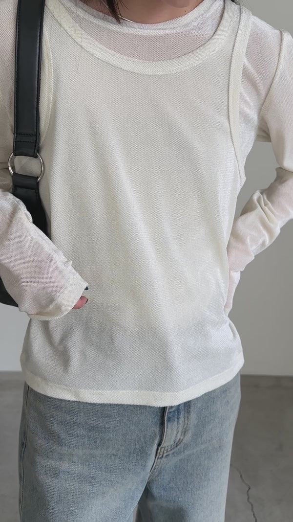 シアーフロッキーレイヤードセット