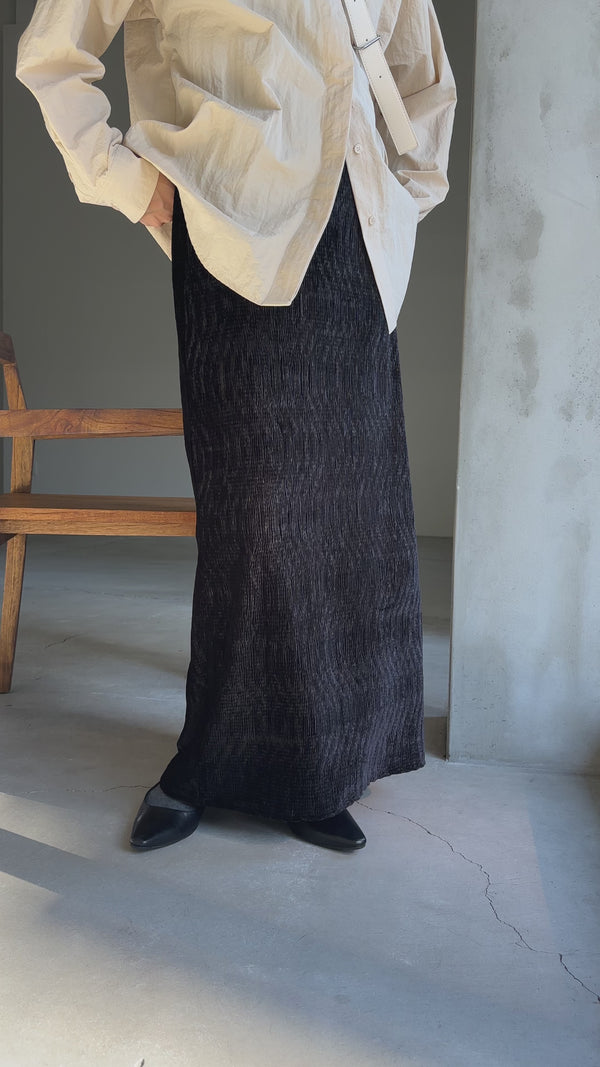 楊柳ベロアロングスカート