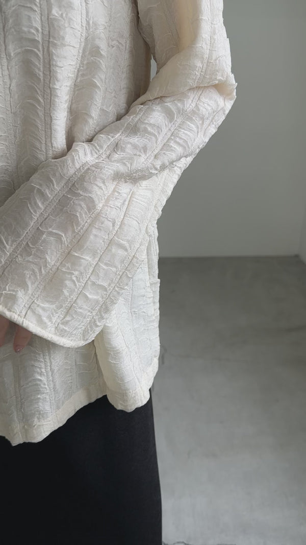 2WAYワッシャースリットトップス