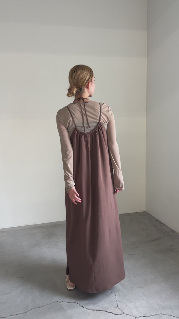 マルチウェイロングキャミワンピース