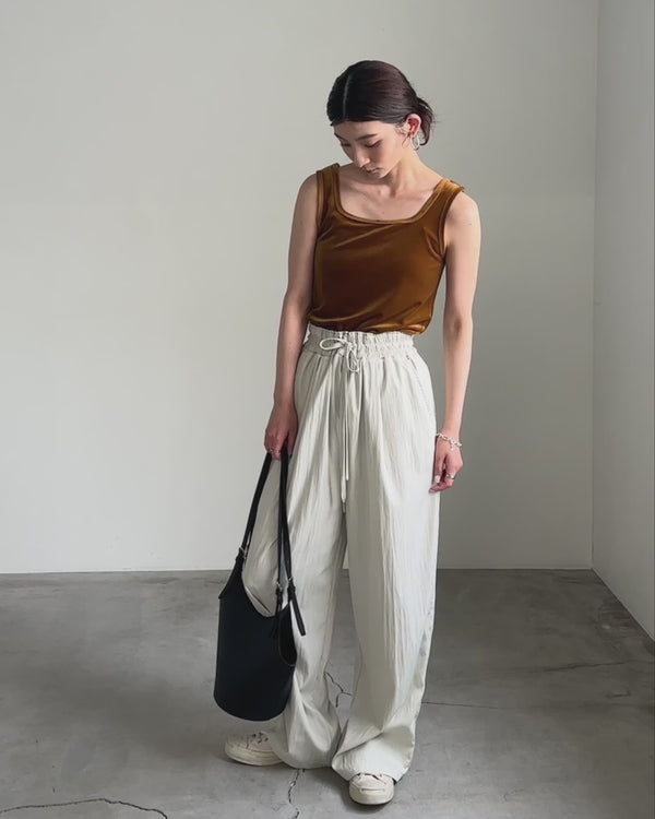 2WAYベロアタンクトップ