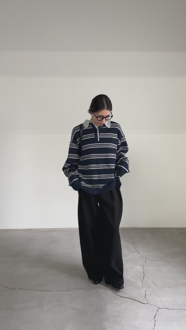 ポロボーダールーズニット