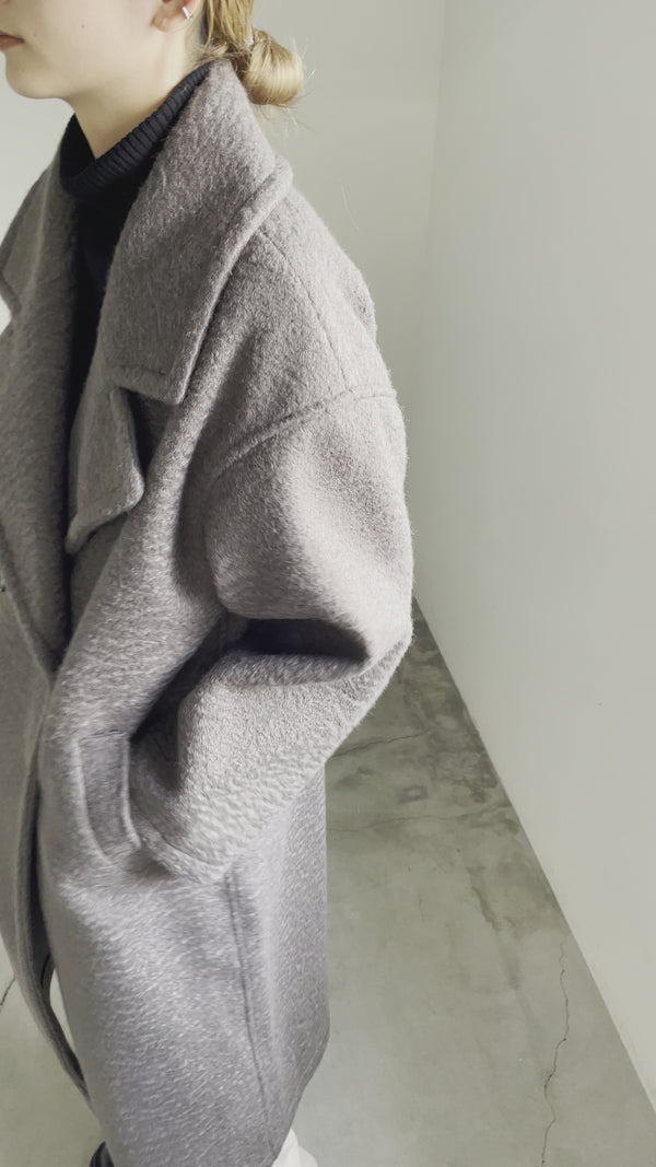 ブークレーロングチェスターコート