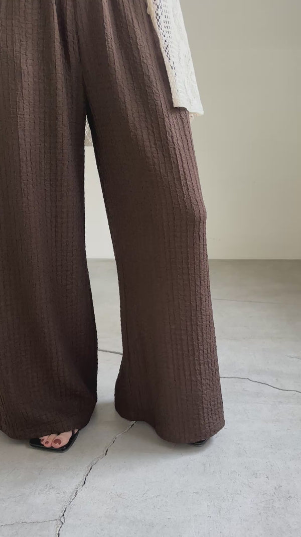 エンブロイダリーイージーパンツ