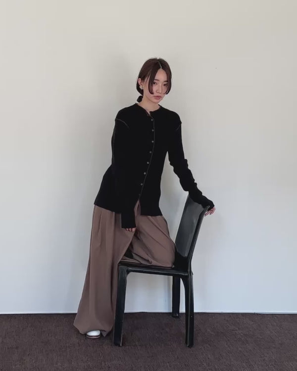 【Et】Color linking Cardigan