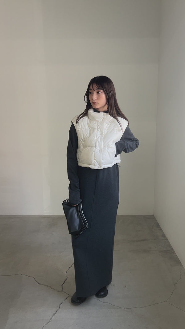 中綿ショートベスト