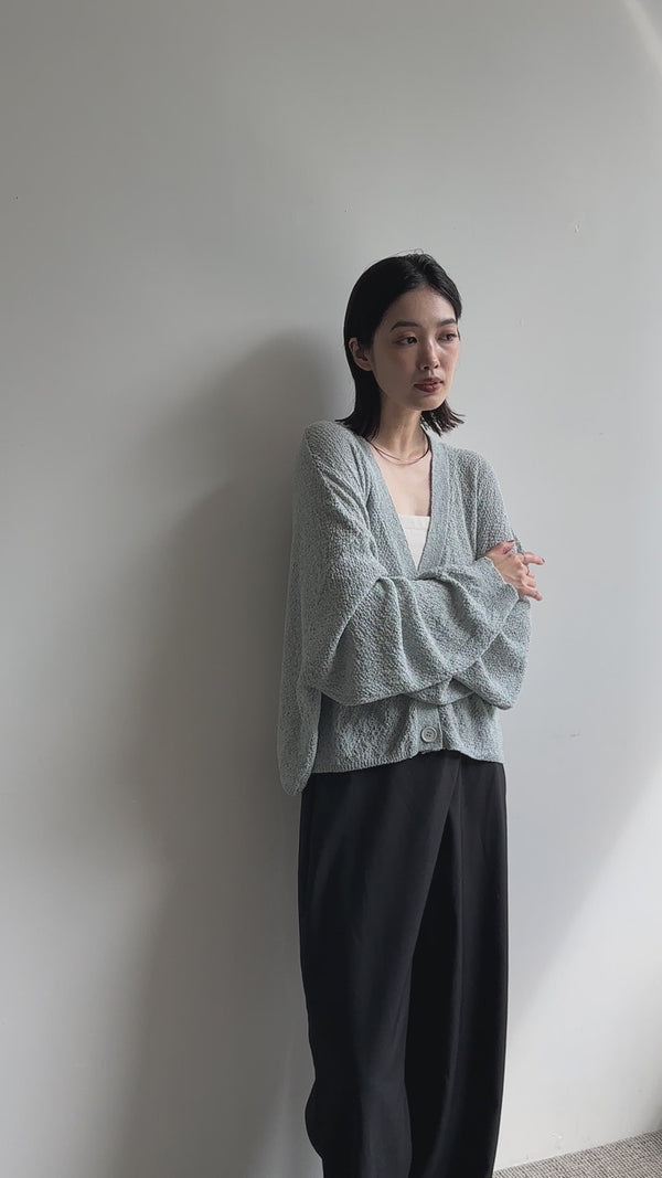 【Et】Dolman Knit Short Cardigan