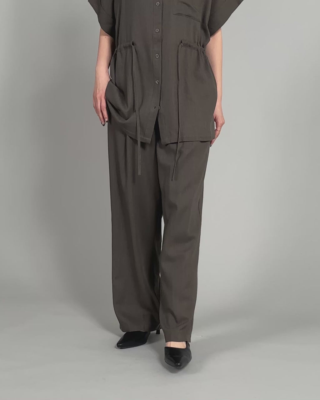 Et】Linen Mix Tuck Wide Pants – SELECT MOCA