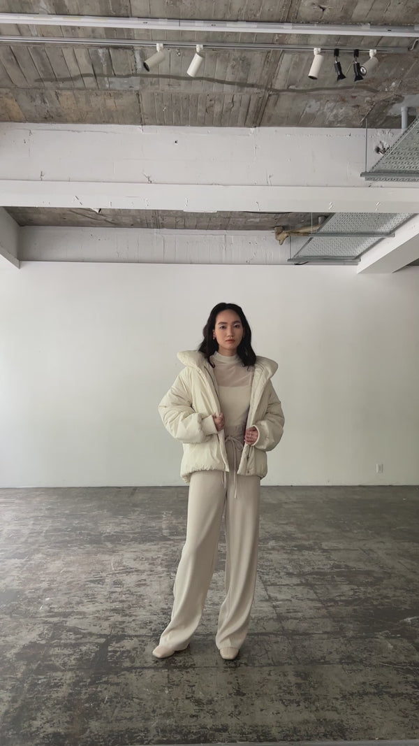 カーブキルティングボリュームダウン