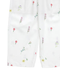 【official限定】フラワープリントワイドパンツ