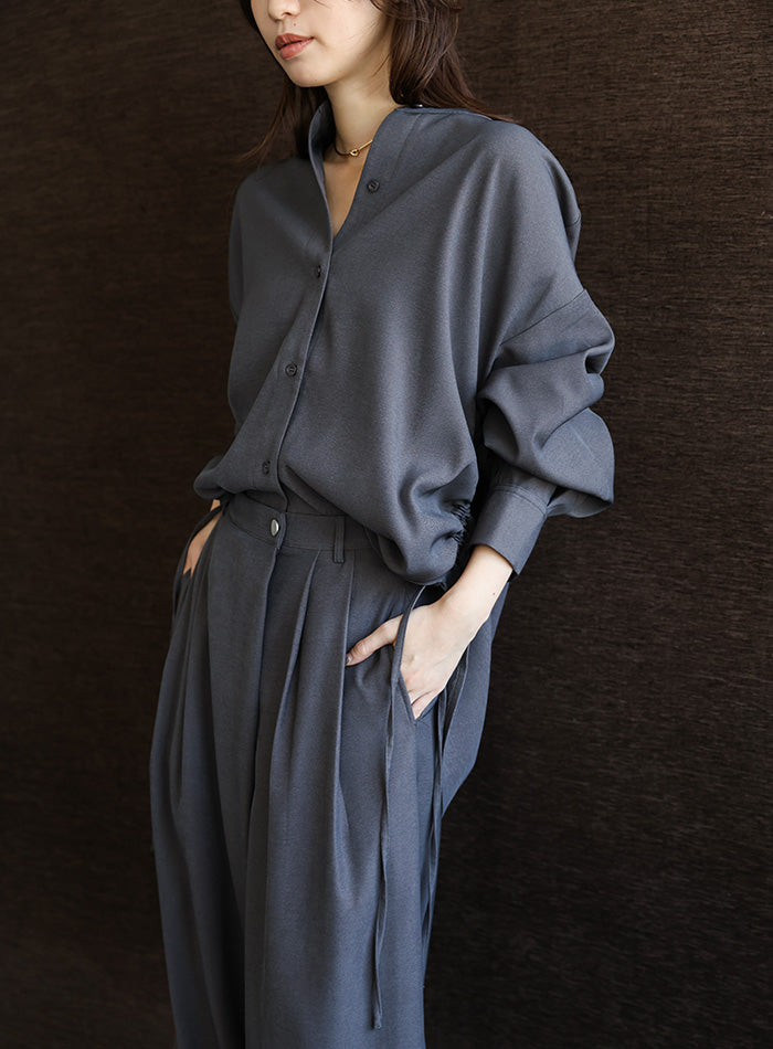 Et】Wrap 2Tuck Wide Pants – SELECT MOCA