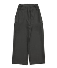 サイドポケットストレートスラックスパンツ