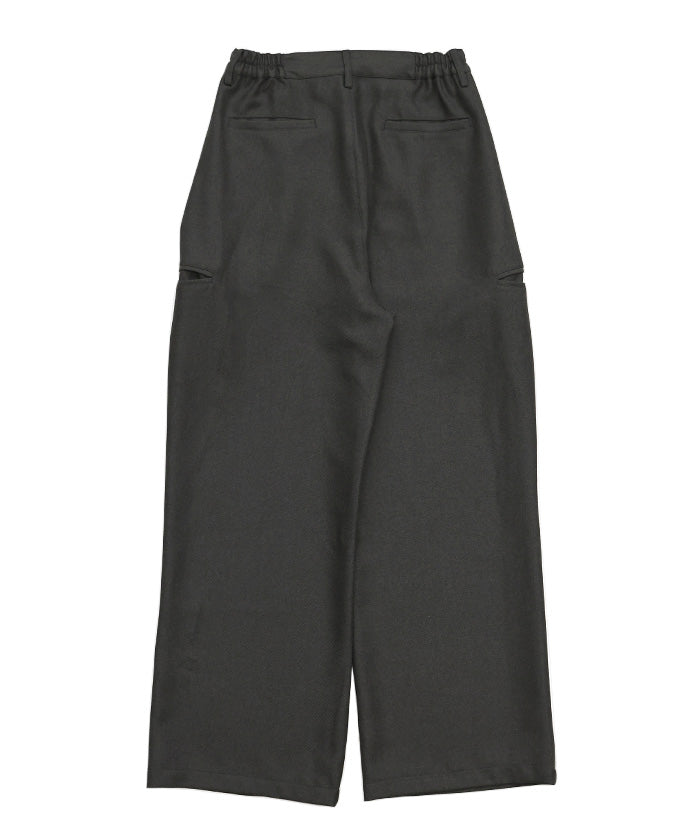 サイドポケットストレートスラックスパンツ