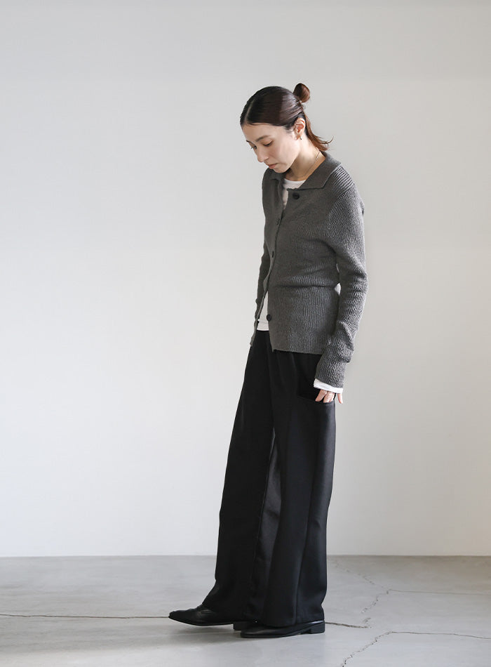 サイドポケットストレートスラックスパンツ