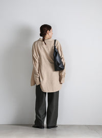 サイドポケットストレートスラックスパンツ