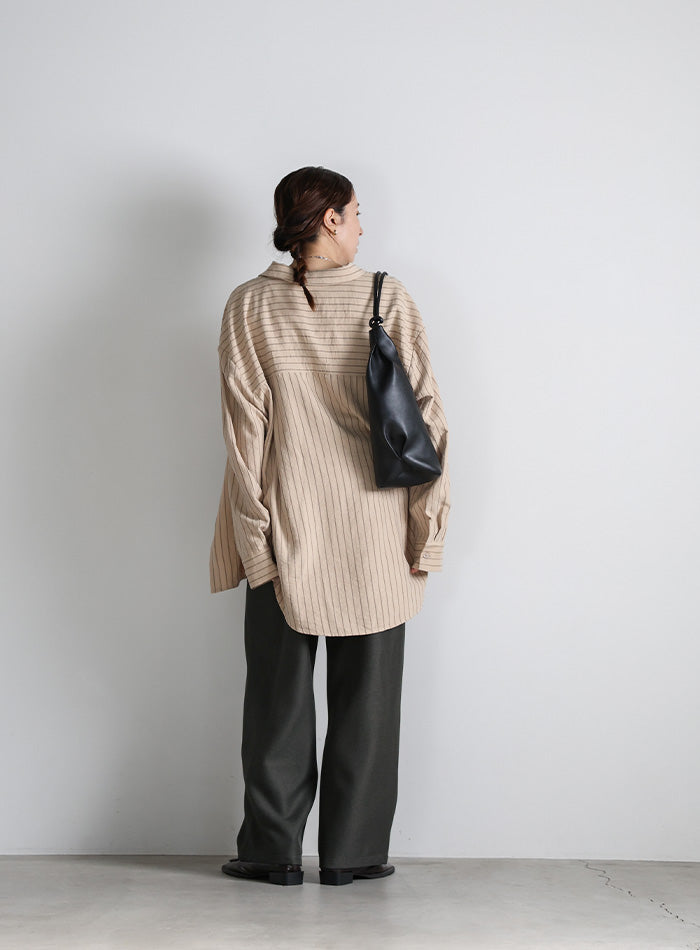 サイドポケットストレートスラックスパンツ