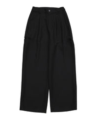 サイドポケットストレートスラックスパンツ