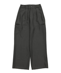 サイドポケットストレートスラックスパンツ