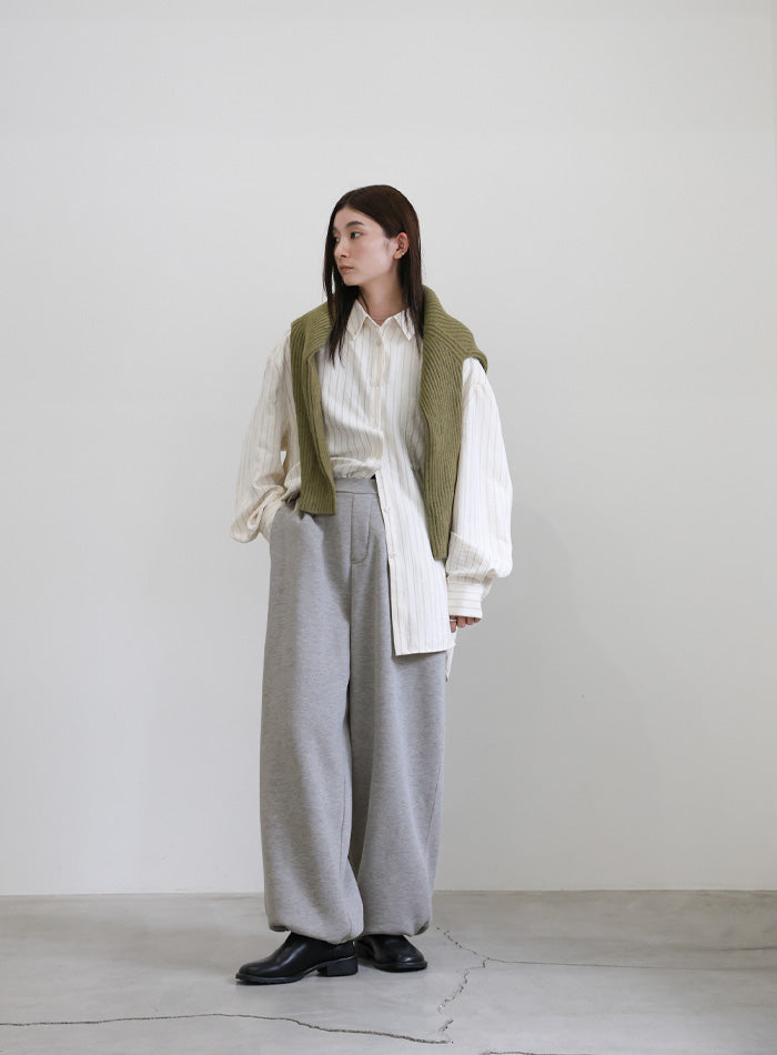 ソフトタッチスウェットルーズパンツ