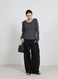 レイヤードイージーパンツ