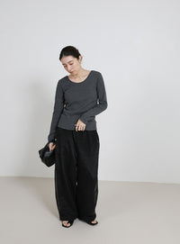 レイヤードイージーパンツ