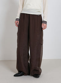 レイヤードイージーパンツ