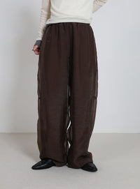 レイヤードイージーパンツ