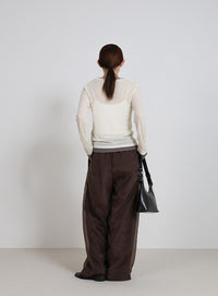 レイヤードイージーパンツ