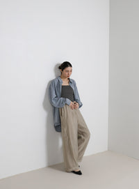 レイヤードイージーパンツ