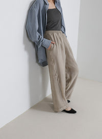 レイヤードイージーパンツ