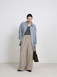 レイヤードイージーパンツ