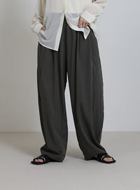 とろみイージーバルーンパンツ