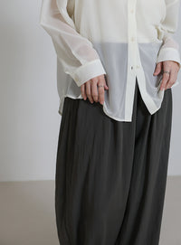 とろみイージーバルーンパンツ