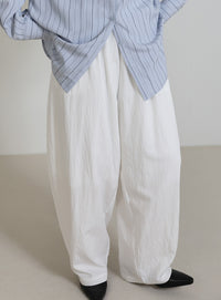 とろみイージーバルーンパンツ