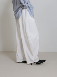 とろみイージーバルーンパンツ