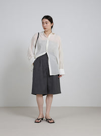 ツイルタックハーフパンツ