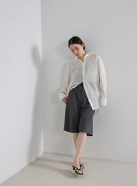 ツイルタックハーフパンツ