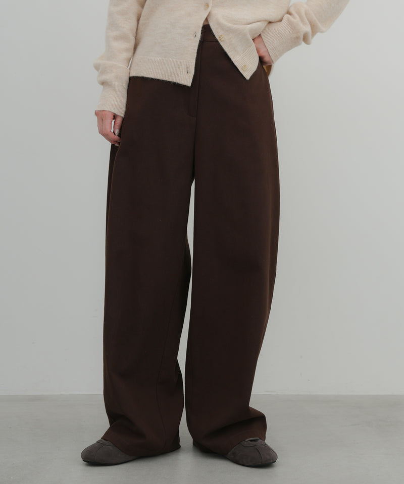 ハイウエストコットンカーブシルエットパンツ – SELECT MOCA