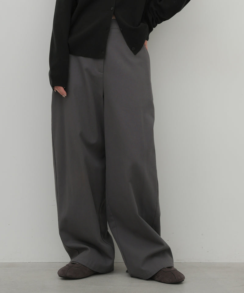 ハイウエストコットンカーブシルエットパンツ – SELECT MOCA
