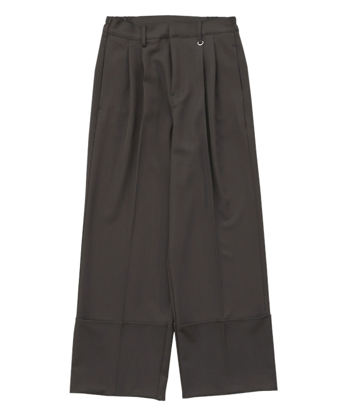 ロールアップツータックワイドストレートスラックス – SELECT MOCA