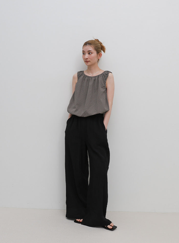 ワッシャーシアーリラックスパンツ – SELECT MOCA