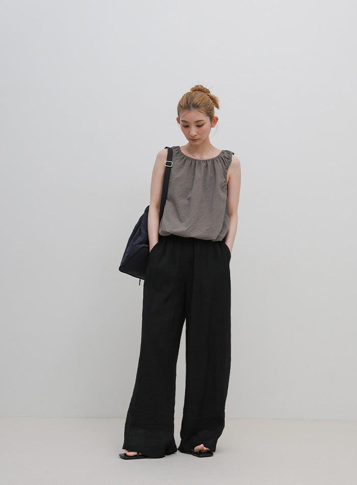 CINEMATIQ 黒 ワッシャーカーゴパンツ 新品 ワッシャーシアーリラックスパンツ – SELECT MOCA