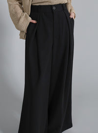 【Et】Tuck Wide Relaxed Pants