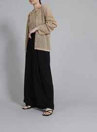 【Et】Tuck Wide Relaxed Pants