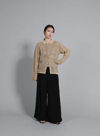 【Et】Tuck Wide Relaxed Pants
