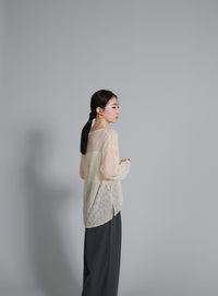 【Et】Tuck Wide Relaxed Pants